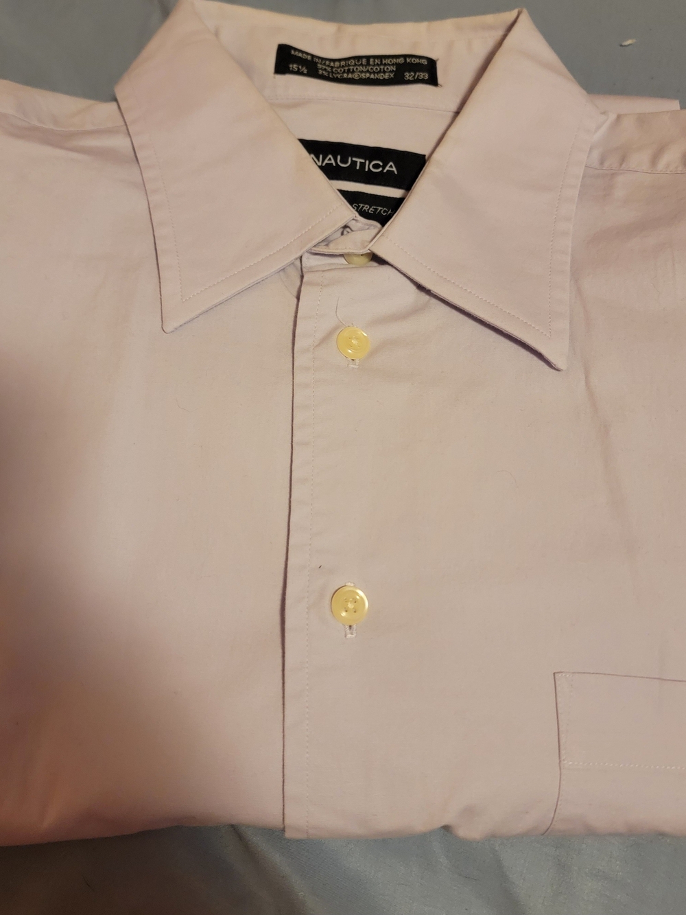 Nautica Men’s Pale Purple Stretch Dress Shirt
